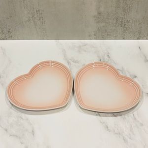 Le Creuset Heart Plate set of 2